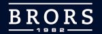 Brors-Logo Wei+ƒ auf Blau 4c Brors-Logo Wei+ƒ auf Blau 4c